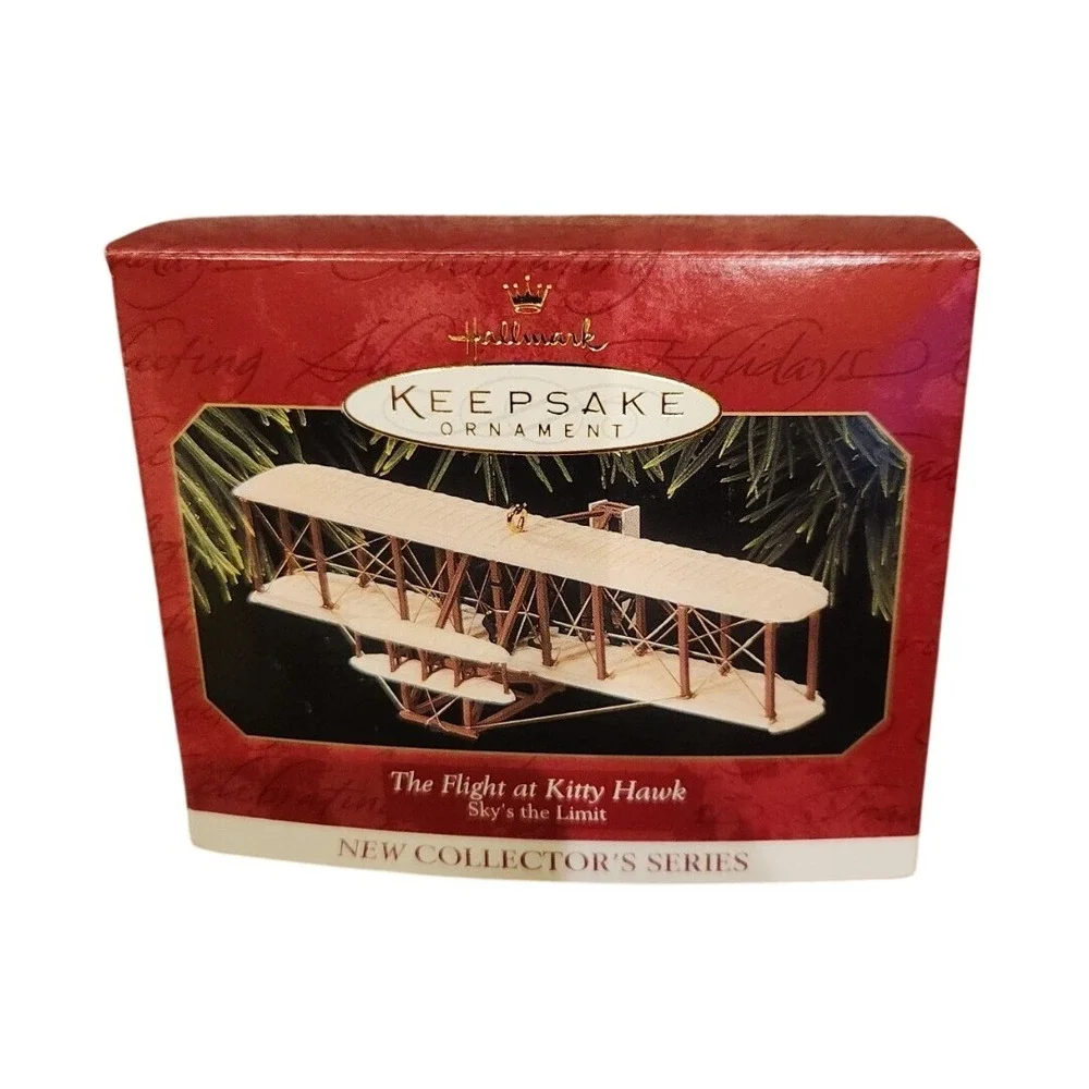 Hallmark New Collector's Keepsake Ornament The Flight at Kitty Hawk 1997‎  NIB